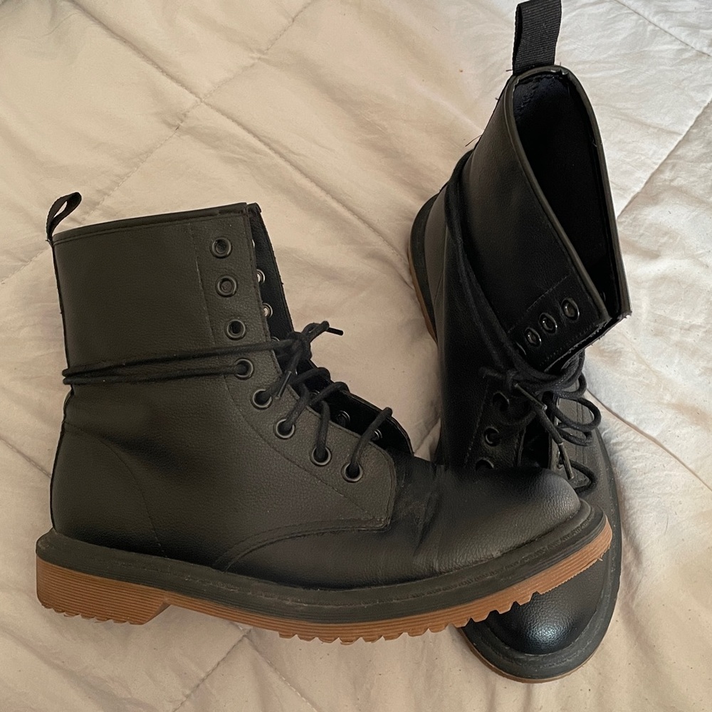Black Combat Boots